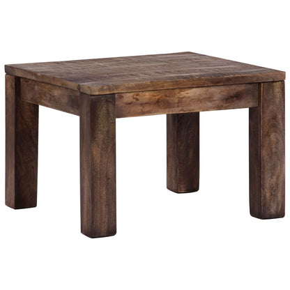 Konferenční Stolek 50 X 50 X 35 Cm Masivní Mangovníkové Dřevo