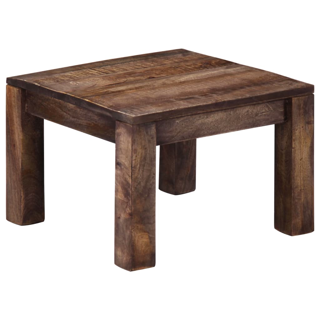 Konferenční Stolek 50 X 50 X 35 Cm Masivní Mangovníkové Dřevo