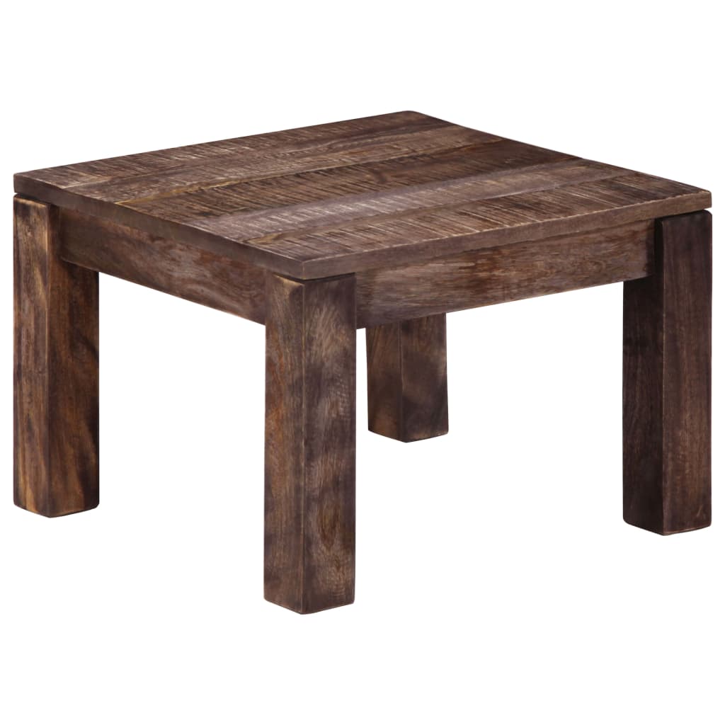 Konferenční Stolek 50 X 50 X 35 Cm Masivní Mangovníkové Dřevo