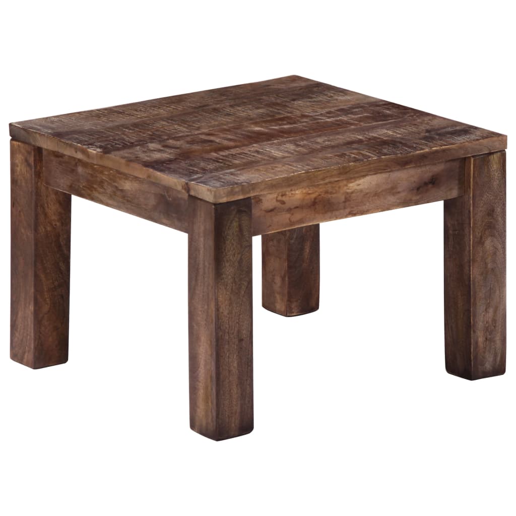 Konferenční Stolek 50 X 50 X 35 Cm Masivní Mangovníkové Dřevo