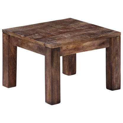 Konferenční Stolek 50 X 50 X 35 Cm Masivní Mangovníkové Dřevo