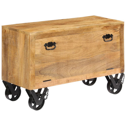 Botník 86 X 35 X 55 Cm Masivní Mangovníkové Dřevo