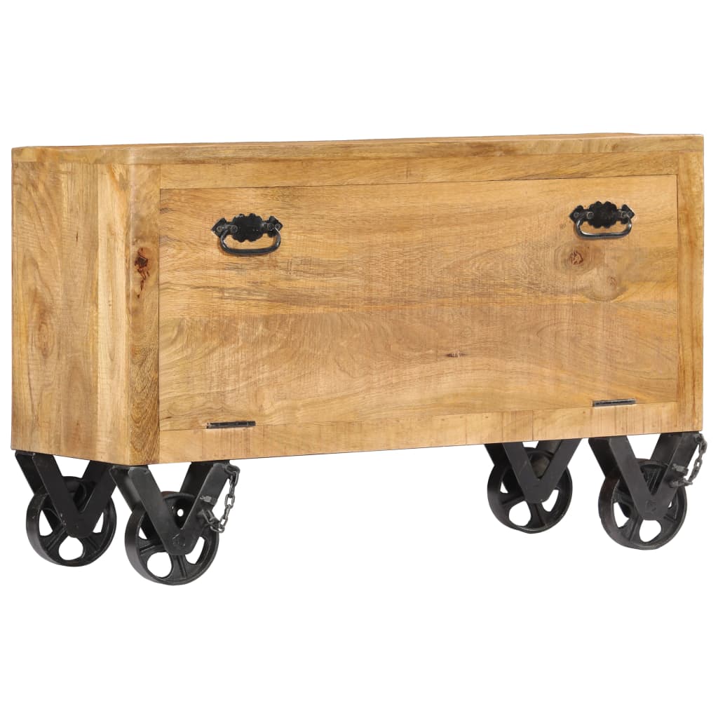 Botník 86 X 35 X 55 Cm Masivní Mangovníkové Dřevo