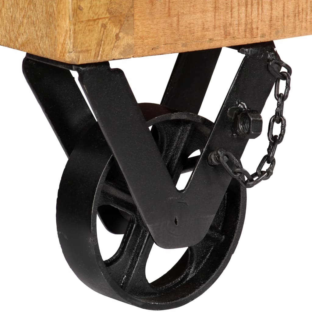 Botník 86 X 35 X 55 Cm Masivní Mangovníkové Dřevo