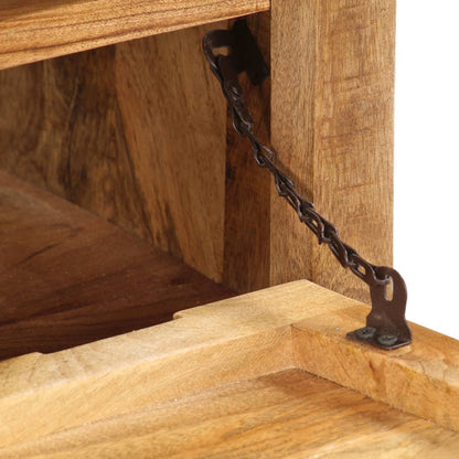 Botník 86 X 35 X 55 Cm Masivní Mangovníkové Dřevo