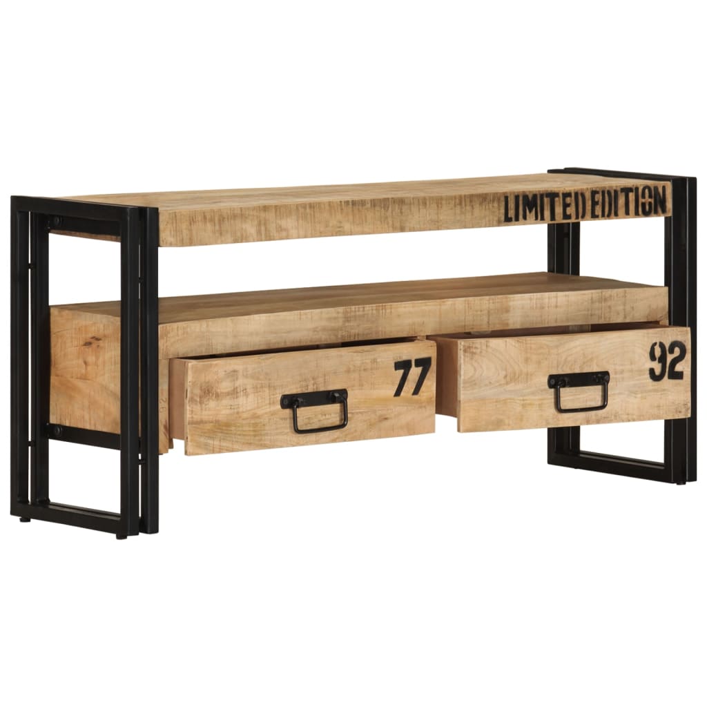 Tv Stolek 100 X 30 X 45 Cm Masivní Mangovníkové Dřevo