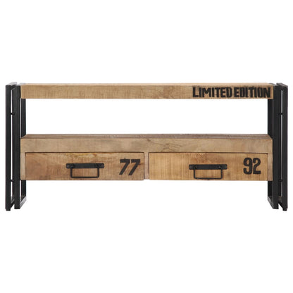 Tv Stolek 100 X 30 X 45 Cm Masivní Mangovníkové Dřevo