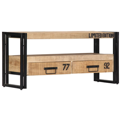 Tv Stolek 100 X 30 X 45 Cm Masivní Mangovníkové Dřevo