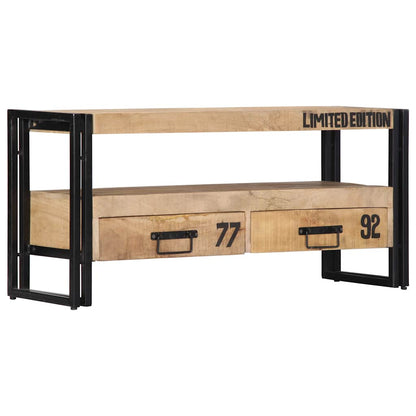 Tv Stolek 100 X 30 X 45 Cm Masivní Mangovníkové Dřevo