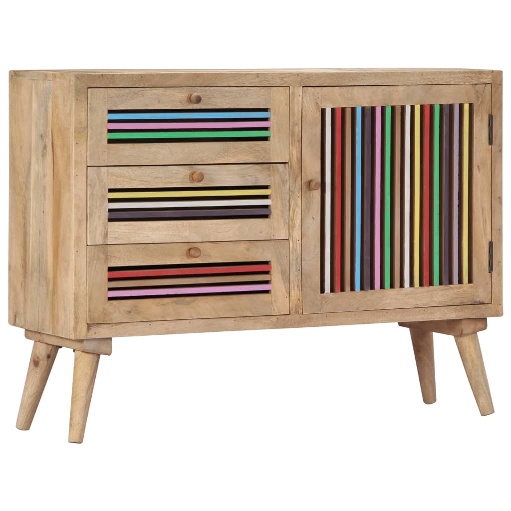 Příborník 100 X 30 X 75 Cm Masivní Mangovníkové Dřevo
