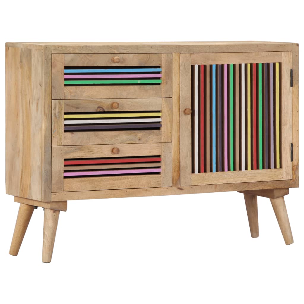 Příborník 100 X 30 X 75 Cm Masivní Mangovníkové Dřevo