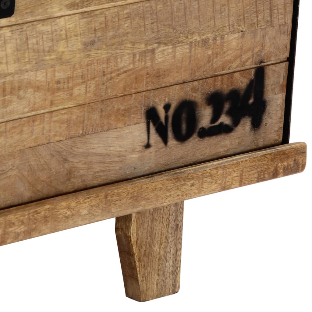 Tv Stolek 120 X 30 X 40 Cm Masivní Mangovníkové Dřevo