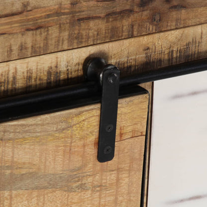 Příborník 140 X 38 X 90 Cm Masivní Mangovníkové Dřevo