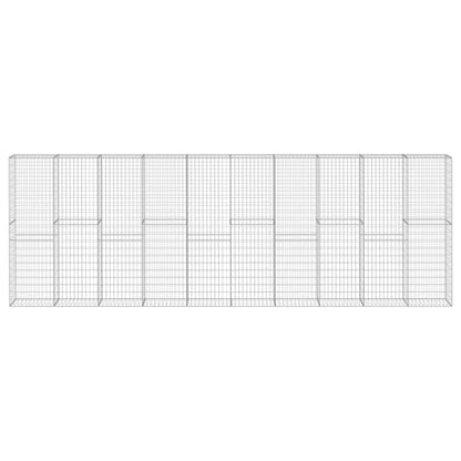 Gabionová Zeď S Víky Z Pozinkované Oceli