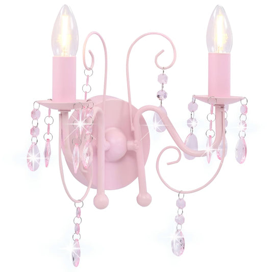 Nástěnná Lampa S Korálky 2 X Žárovka E14