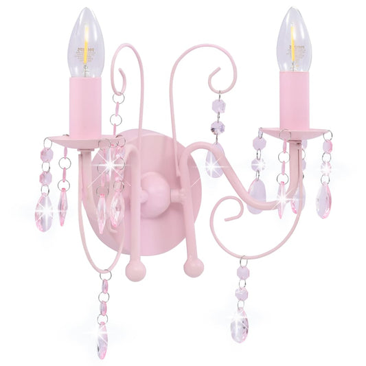 Nástěnná Lampa S Korálky 2 X Žárovka E14
