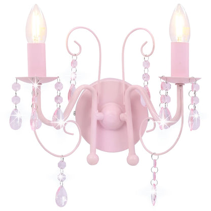 Nástěnná Lampa S Korálky 2 X Žárovka E14