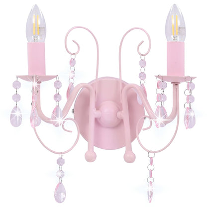 Nástěnná Lampa S Korálky 2 X Žárovka E14
