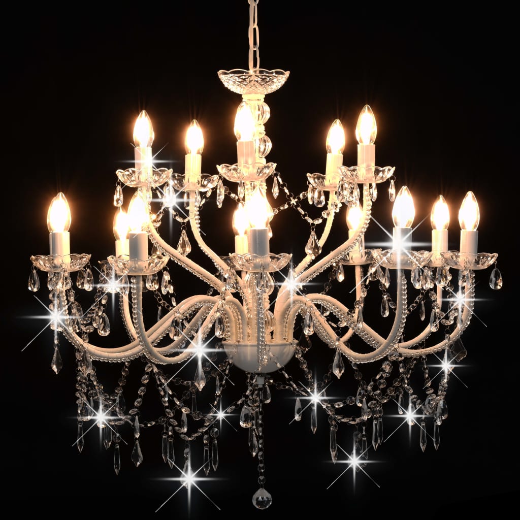 Lustr 2Patrový Bílý 15 X Žárovka E14
