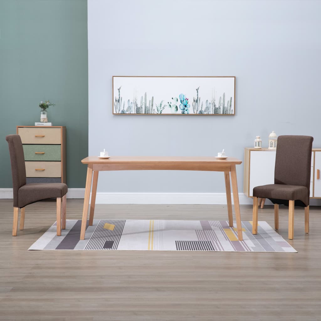 Jídelní Židle 4 Ks Šedé Textil