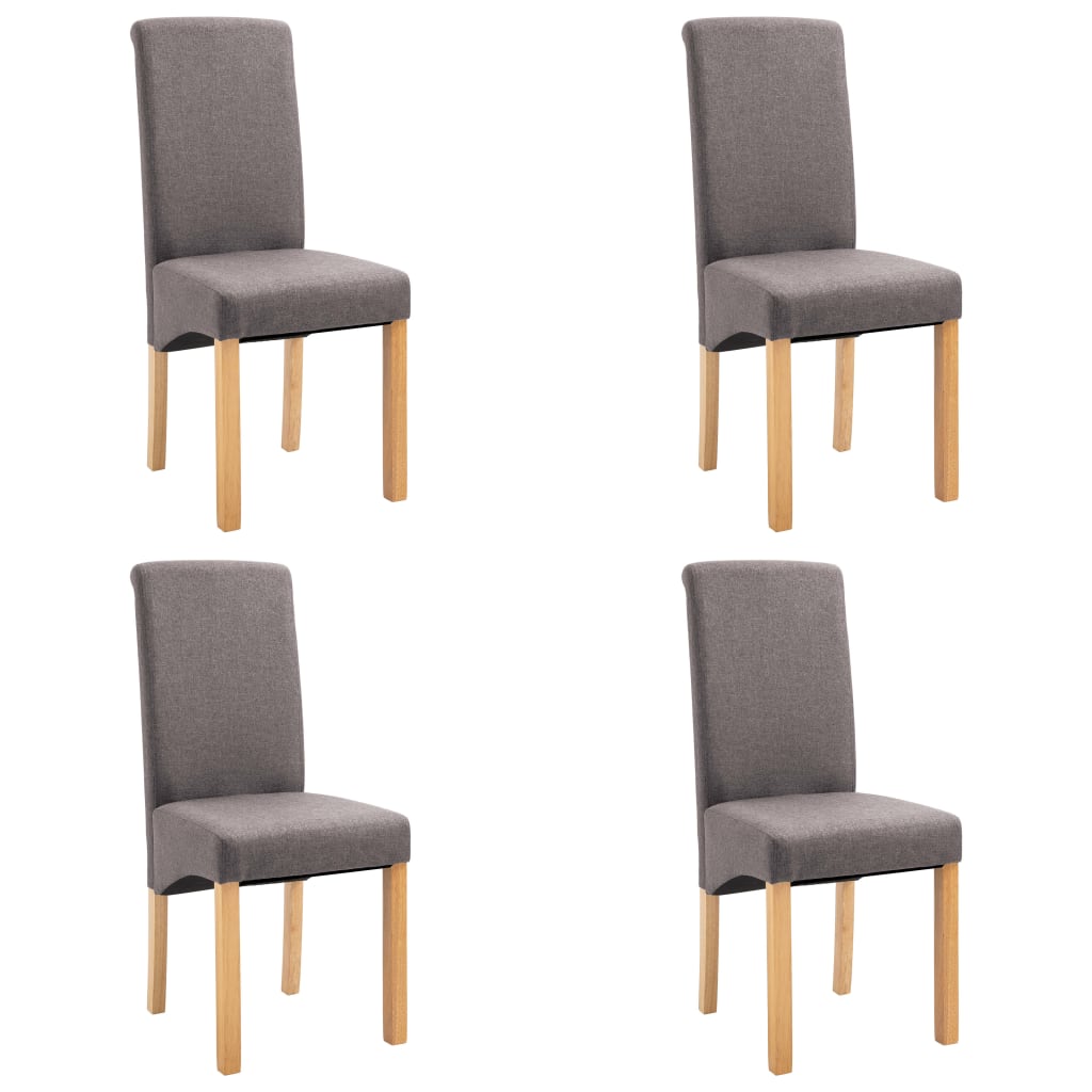 Jídelní Židle 4 Ks Textil