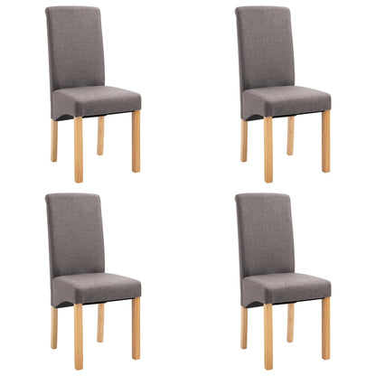 Jídelní Židle 4 Ks Textil
