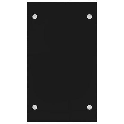 Stojan Na Palivové Dříví Černý 40 X 35 X 60 Cm Sklo