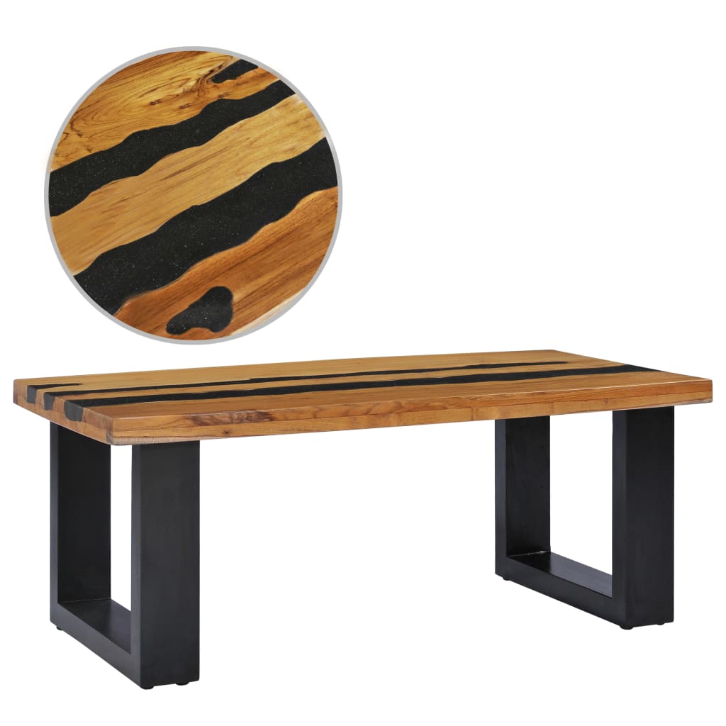Konferenční Stolek 100 X 50 X 40 Cm Masivní Teak A