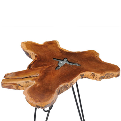 Konferenční Stolek 70 X 45 Cm Masivní Teak A Polyresin
