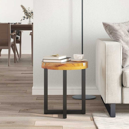 Konferenční Stolek 40 X 45 Cm Masivní Teak A Polyresin