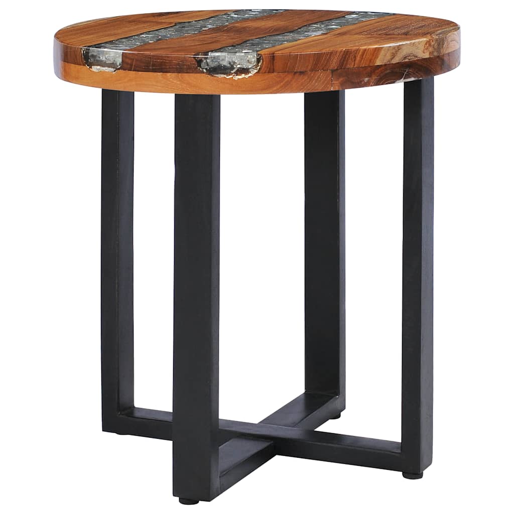 Konferenční Stolek 40 X 45 Cm Masivní Teak A Polyresin