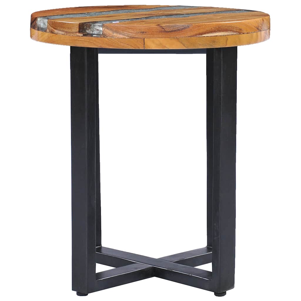 Konferenční Stolek 40 X 45 Cm Masivní Teak A Polyresin