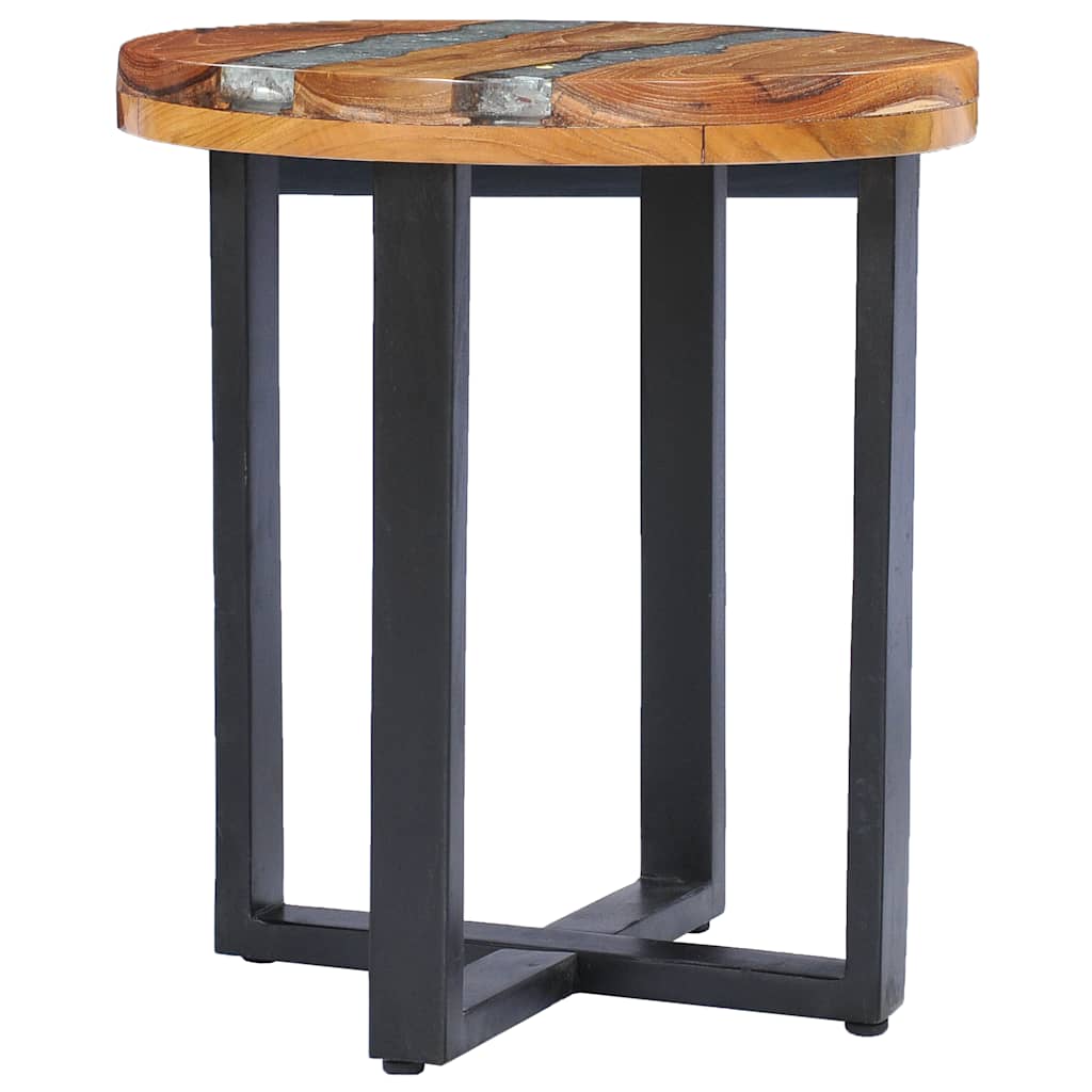 Konferenční Stolek 40 X 45 Cm Masivní Teak A Polyresin