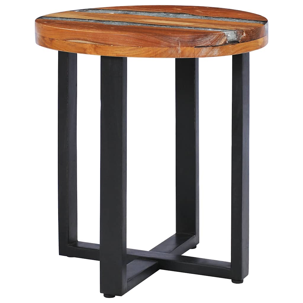 Konferenční Stolek 40 X 45 Cm Masivní Teak A Polyresin