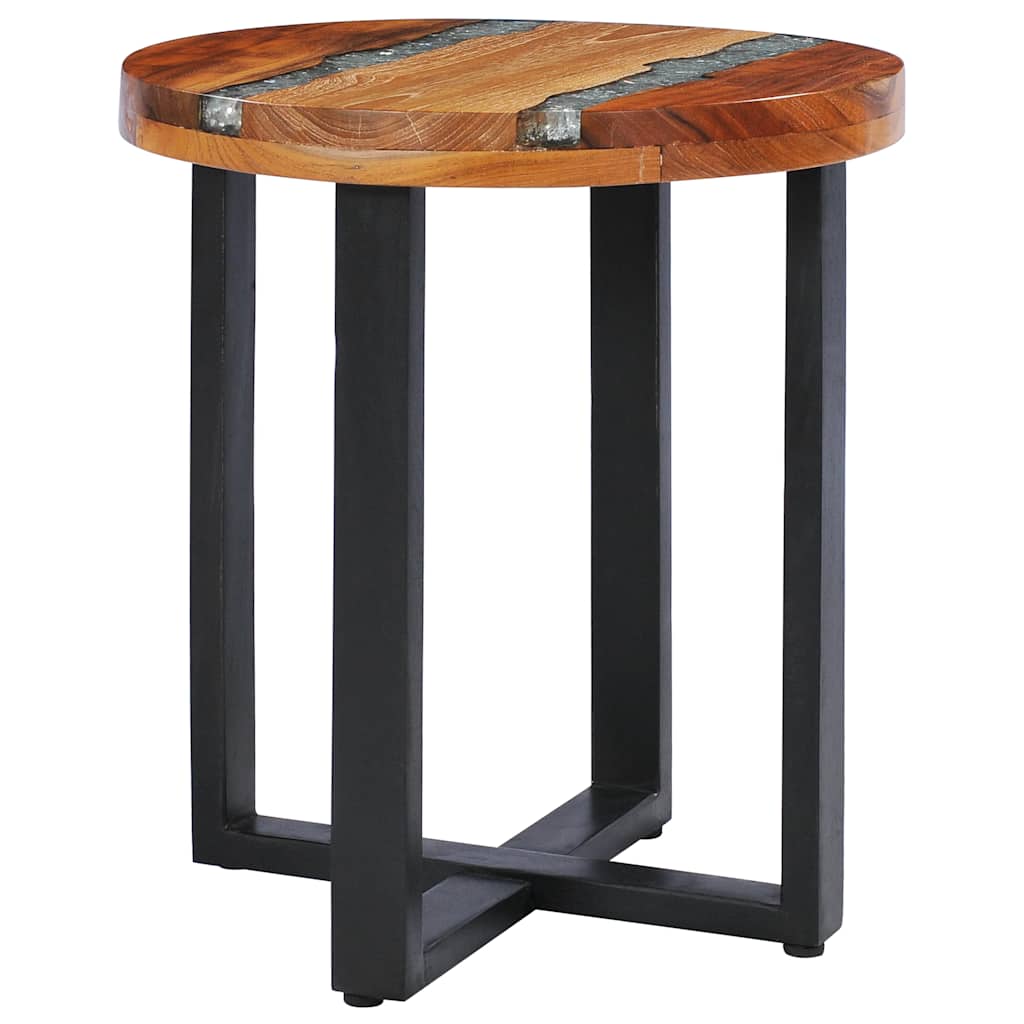 Konferenční Stolek 40 X 45 Cm Masivní Teak A Polyresin