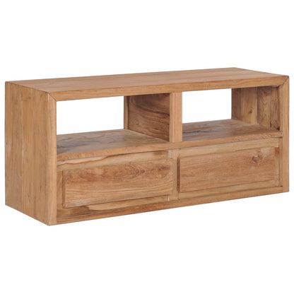 Tv Stolek 90 X 30 X 40 Cm Masivní Teakové Dřevo