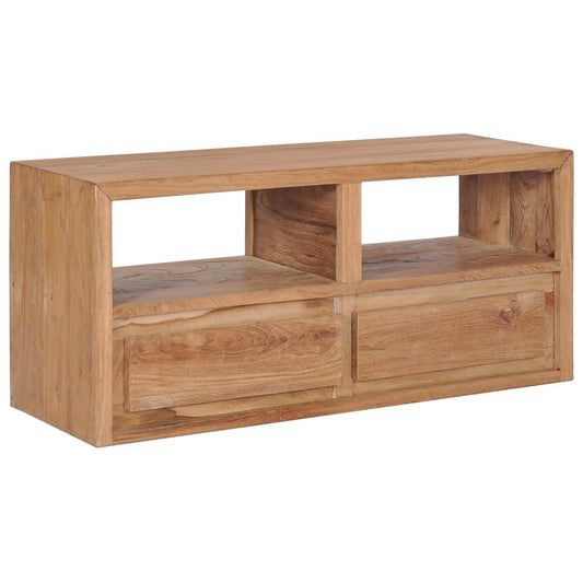 Tv Stolek 90 X 30 X 40 Cm Masivní Teakové Dřevo
