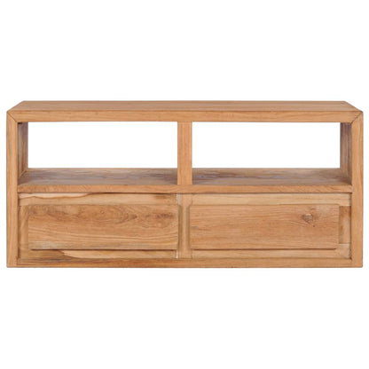 Tv Stolek 90 X 30 X 40 Cm Masivní Teakové Dřevo