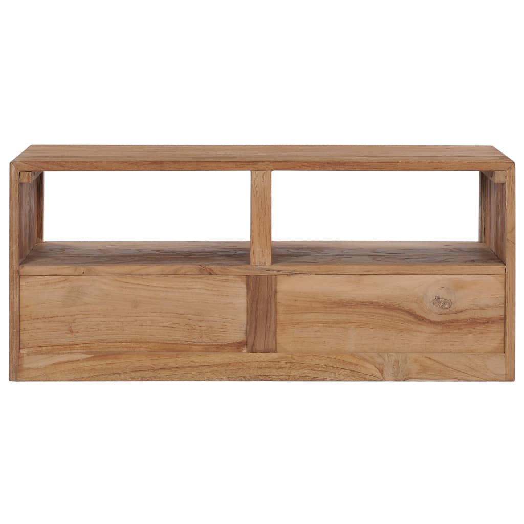 Tv Stolek 90 X 30 X 40 Cm Masivní Teakové Dřevo