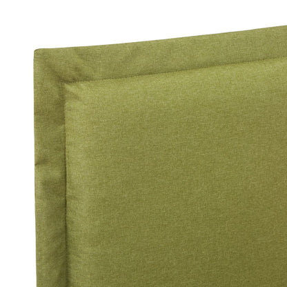 Rám Postele Zelený Textil