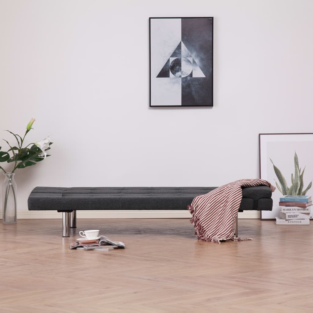 Rozkládací Pohovka Se 2 Polštáři Polyester