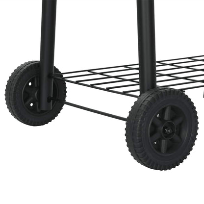 Klasický Gril Na Dřevěné Uhlí S Oddělenou Spalovací Komorou