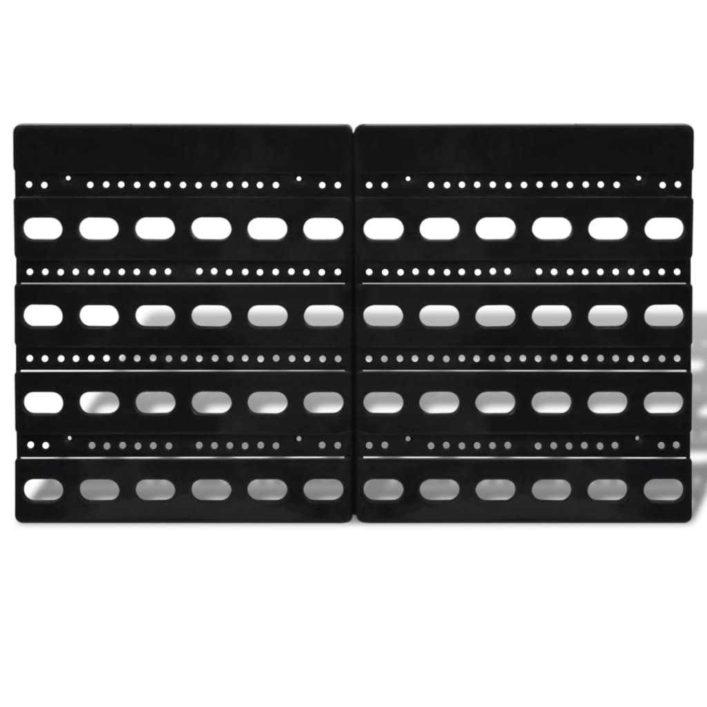 Nástěnné Zásobníky Do Garáže 30 Ks Sada Modré A Červené Zelená