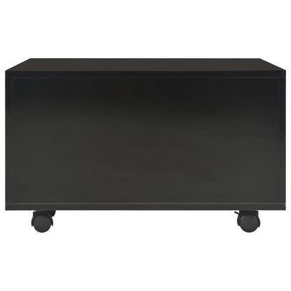 Konferenční Stolek Černý Lesklý Kompozitní Dřevo