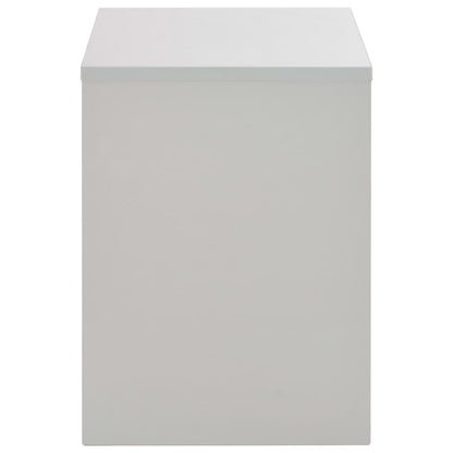 Toaletní Stolek Se Zrcadlem A Stoličkou Šedý 104 X 45 X 131 Cm