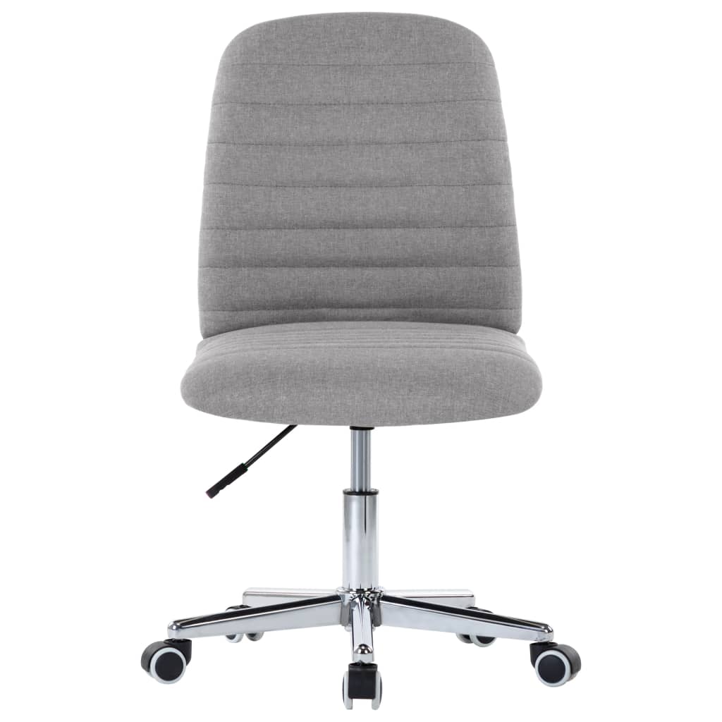 Jídelní Židle 2 Ks Světle Šedé Textil