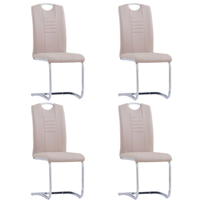 Konzolové Jídelní Židle 6 Ks Šedé Umělá Kůže