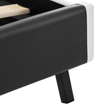 Rám Postele S Led Světlem Šedý Umělá Kůže