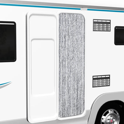 Závěs Proti Hmyzu Bílý A Šedý Chenille Bílo-Šedá