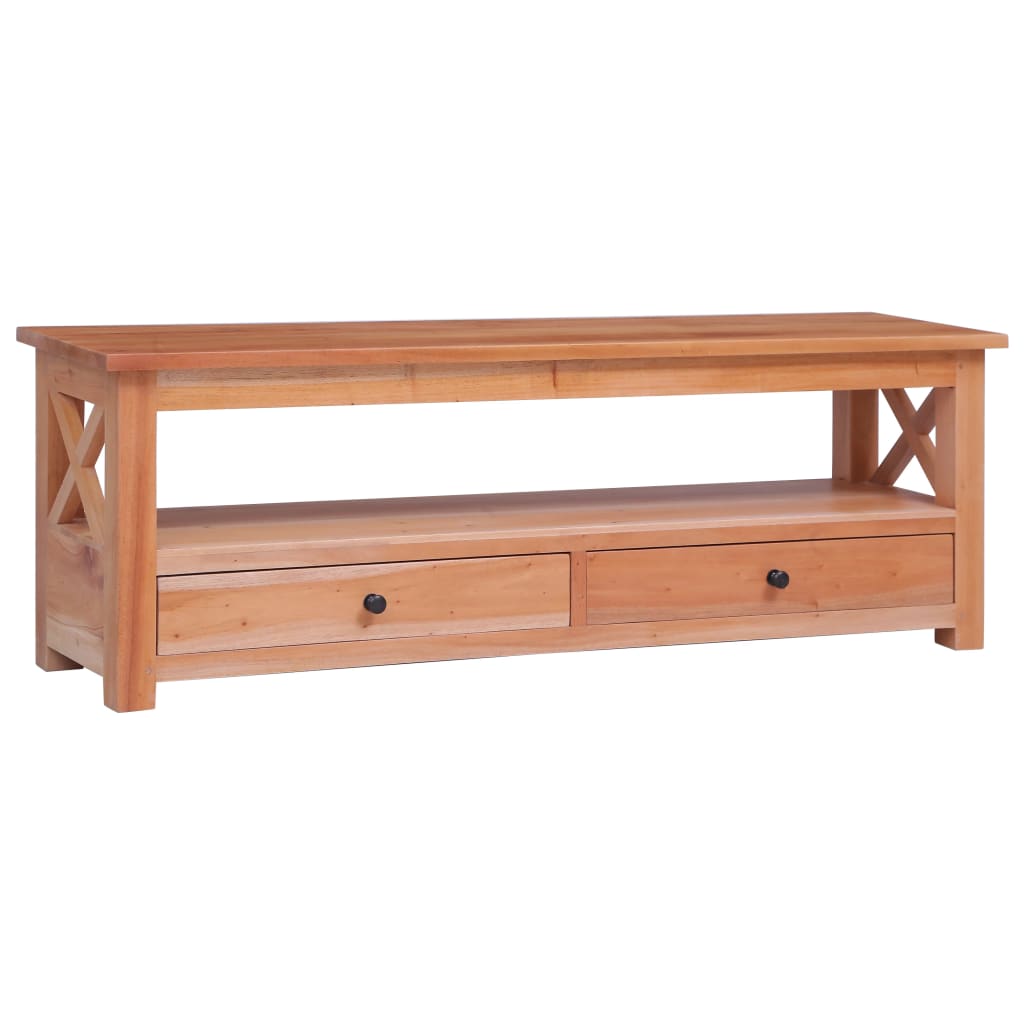 Tv Stolek Hnědý 115 X 30 X 40 Cm Masivní Mahagonové Dřevo